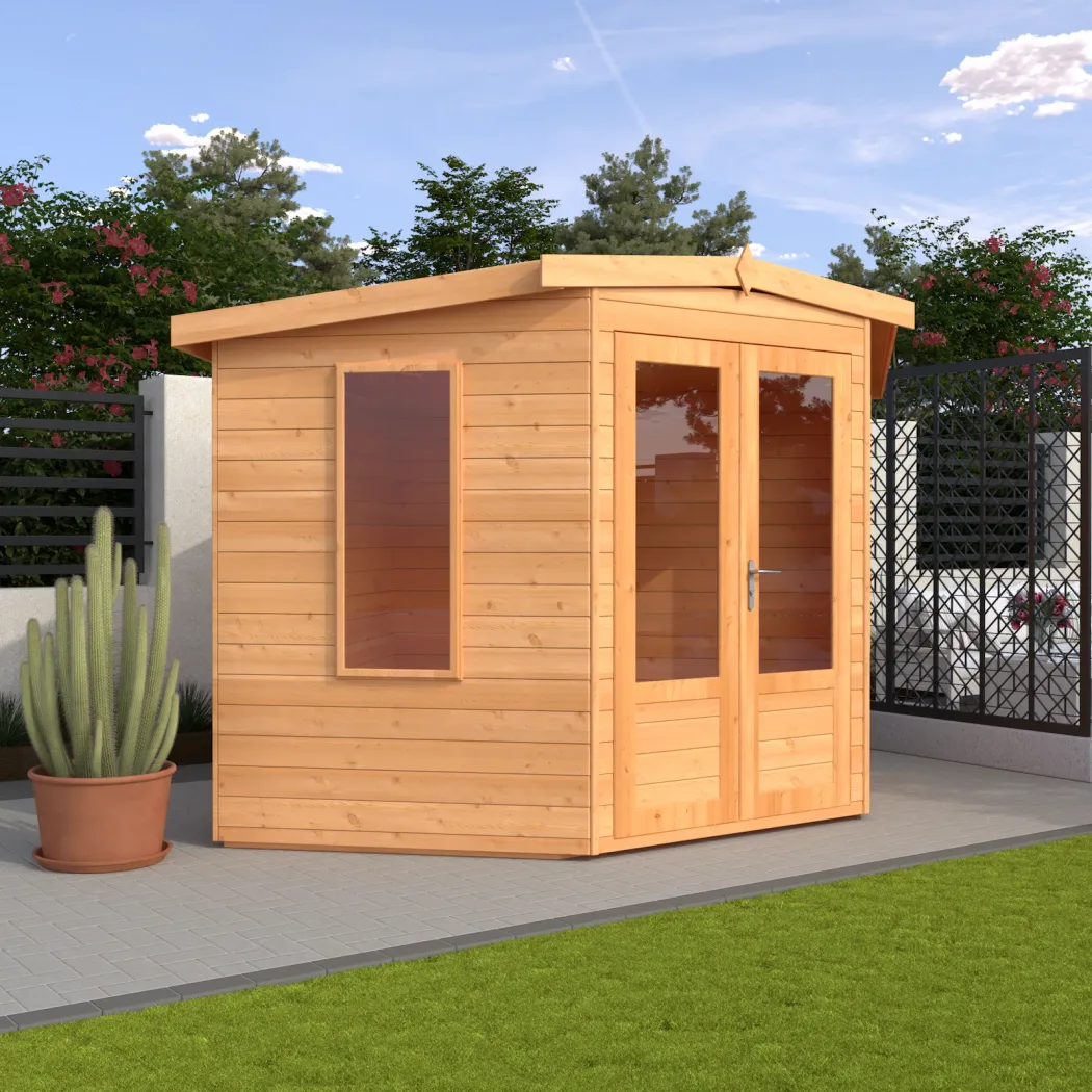Lincoln Modern Corner timber garden building