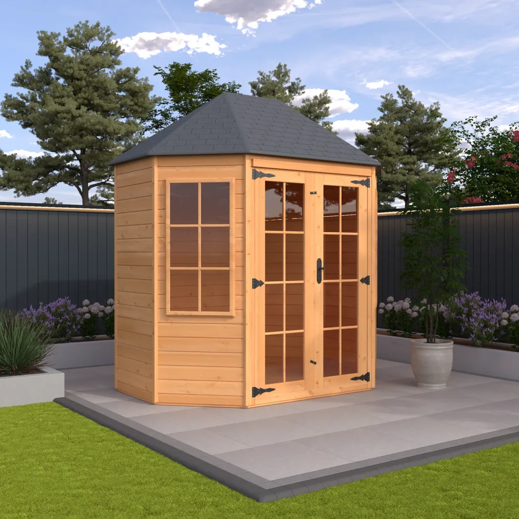 Oakdale Octagonal Georgian 15mm timber garden building