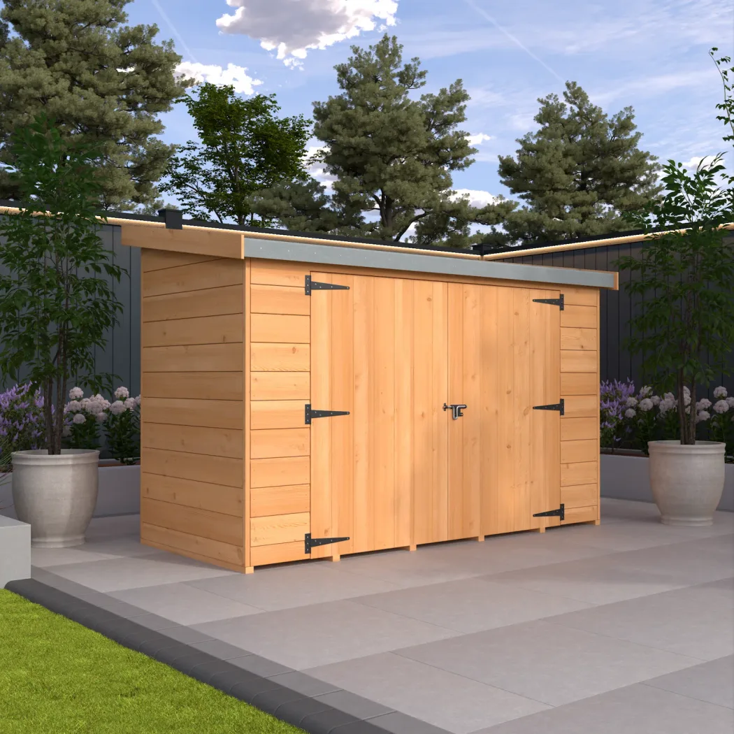 Bikestore Pent 12mm timber garden building