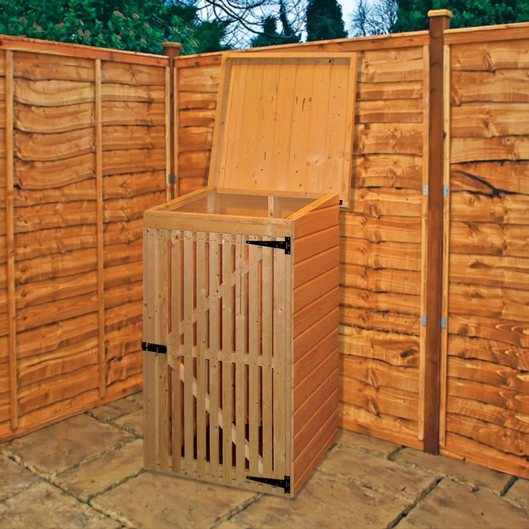 Binstore timber garden building
