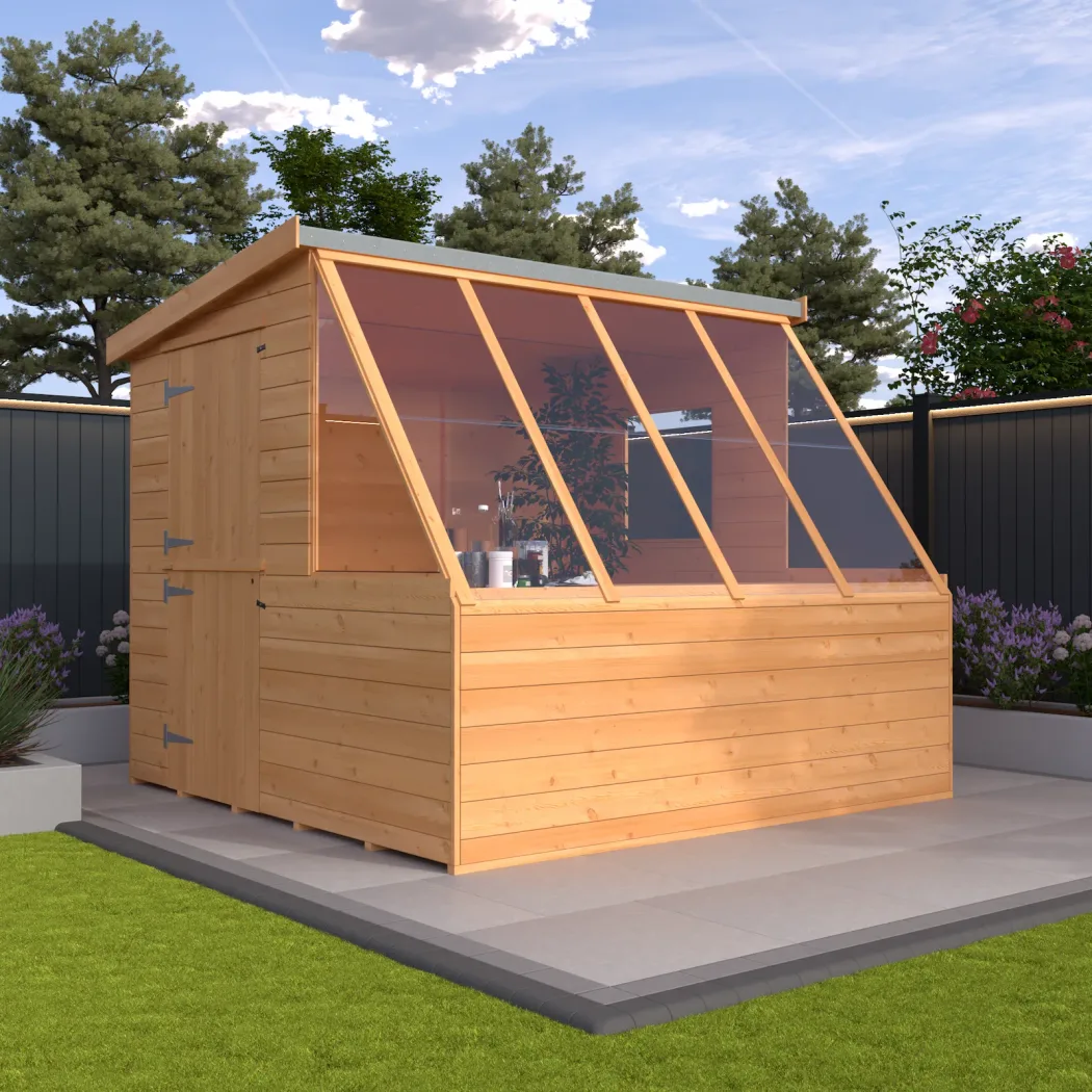 Dual Potting Shed 15mm timber garden building