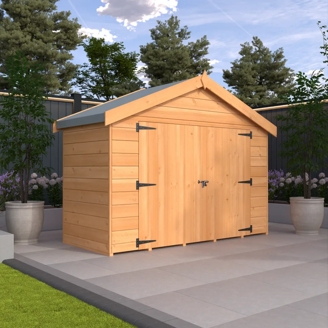 Bikestore Apex 12mm timber garden building