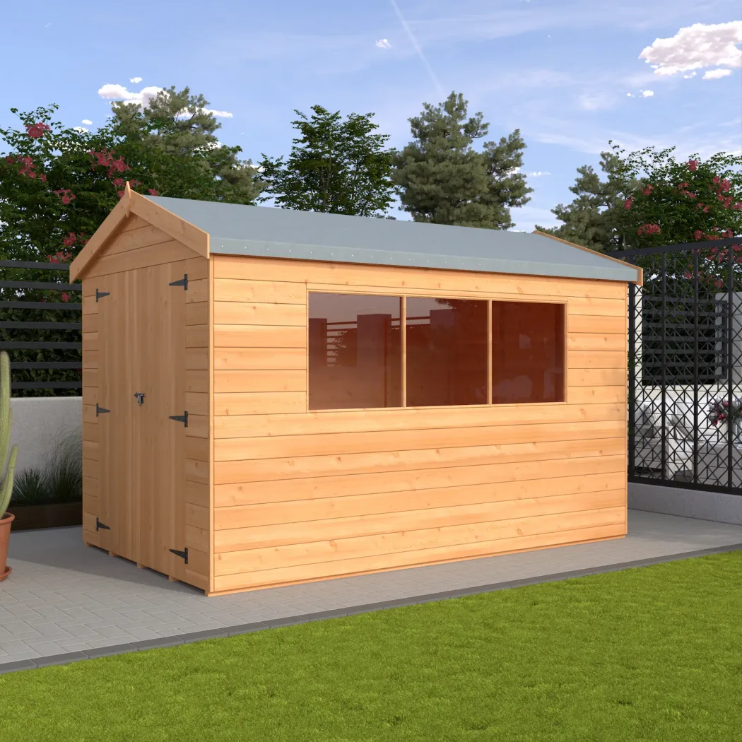 Norfolk Double Door 12mm timber garden building