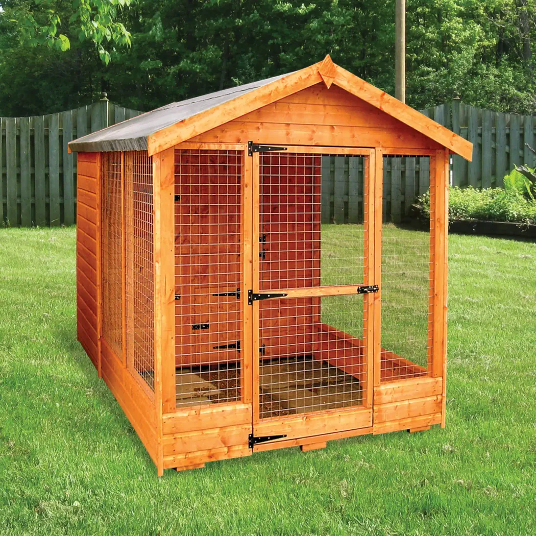 Welland 12mm Kennel & Run timber garden building