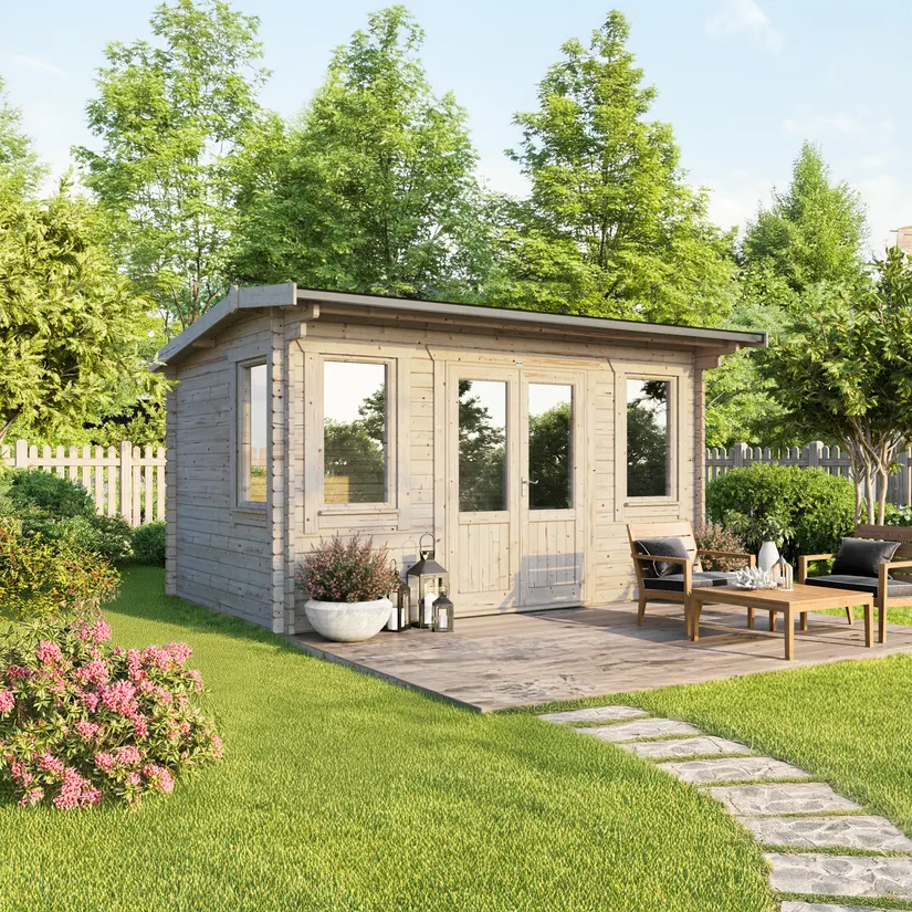 Apex Classic Log Cabin timber garden building