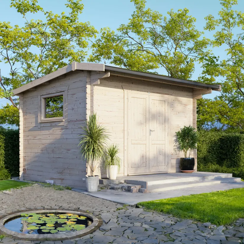 Apex Workshop Log Cabin timber garden building