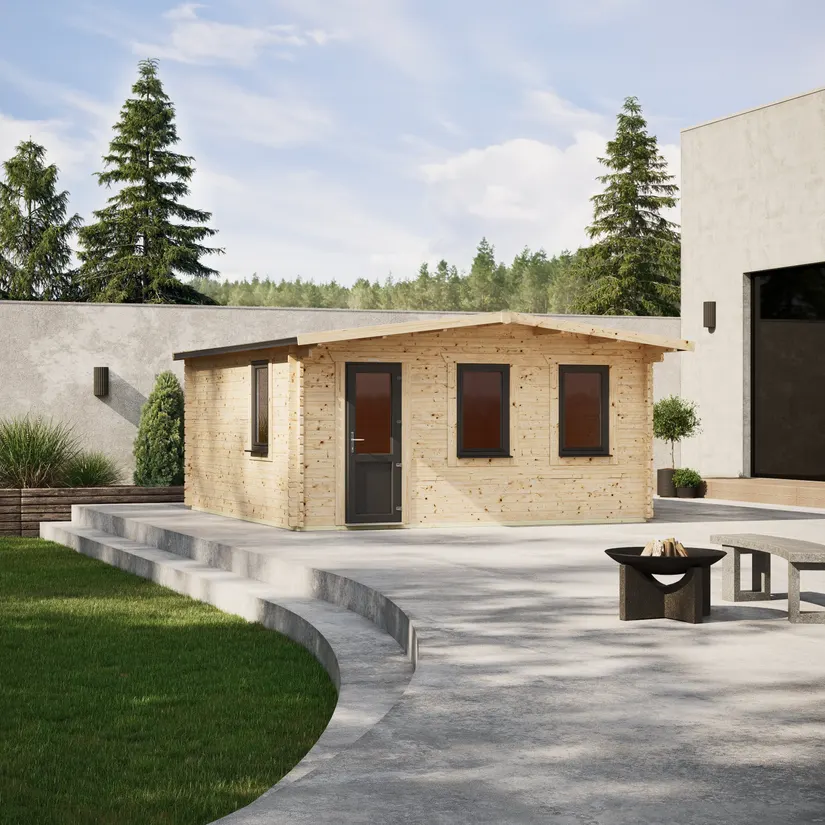 Apex Deluxe Retreat Log Cabin timber garden building