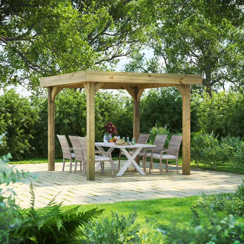 Outdoor living timber garden building